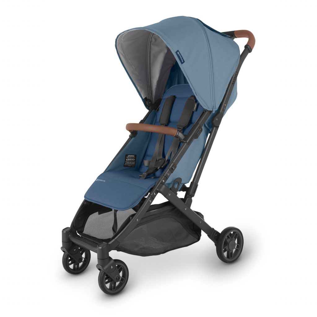 UPPAbaby Minu V2 Lightweight Stroller in Coastal Blue